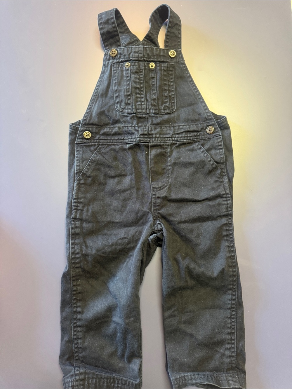 Ralph Lauren Black Kids' Overalls with Front Bib